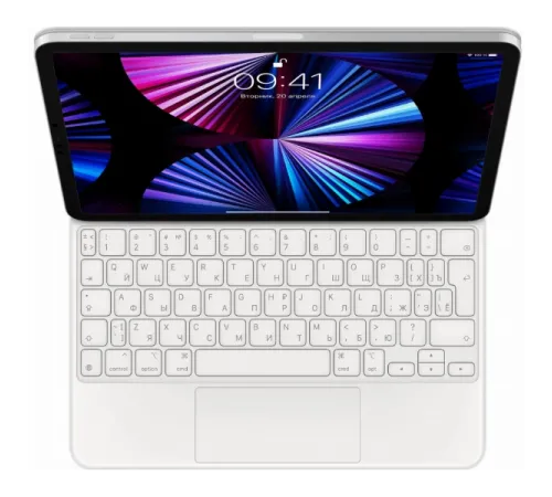 Клавиатура Apple Magic Keyboard для iPad Pro 11, MJQJ3, белый — купить в Москве