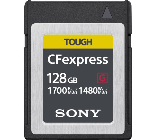 Карта памяти Sony TOUGH CFexpress Type B 128 Гб R/W 1700/1480 МБ/с CEBG128/J — купить в Москве
