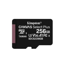 Карта памяти Kingston Canvas Select Plus 256 Гб microSDXC 100 МБ/с Class 10 UHS-I SDCS2/256 Гб
