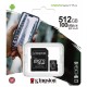 Карта памяти Kingston Canvas Select Plus 512 Гб microSDXC 100 МБ/с Class 10 UHS-I A1 SDCS2/512 Гб — купить в Москве