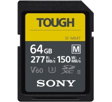 Карта памяти Sony SF-E Series UHS-II SDXC 64 Гб R/W 270/70 МБ/с SF-E64/T1
