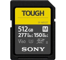 Карта памяти Sony SF-M Series UHS-II SDXC 512 Гб R/W 277/150 МБ/с SF-M512/T2
