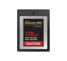 Карта памяти SanDisk Extreme Pro CFexpress Type B 128 Гб R/W 1700/1200 МБ/с SDCFE-128G-GN4NN