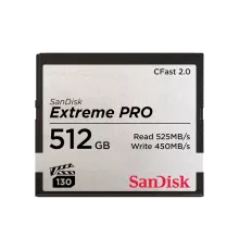Карта памяти SanDisk Extreme PRO CFast 2.0 512 Гб до 525 МБ/с VPG-130 SDCFSP-512G-G46D