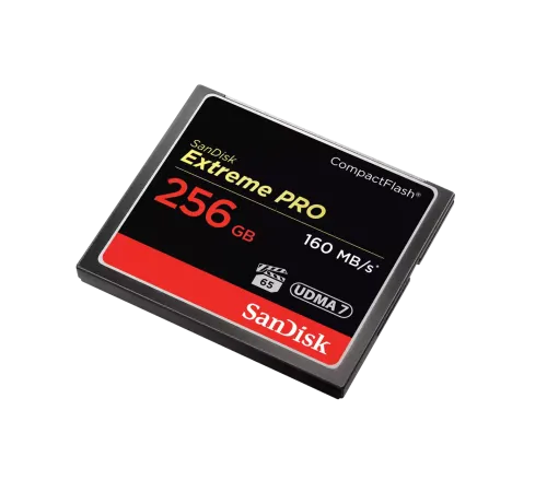 Карта памяти SanDisk Extreme PRO CompactFlash 256 Гб UDMA 7 до 160 МБ/с SDCFXPS-256G-X46 — купить в Москве