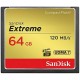 Карта памяти SanDisk Extreme CompactFlash UDMA7 64 Гб R/W 120/85 МБ/с SDCFXSB-064G-G46 — купить в Москве