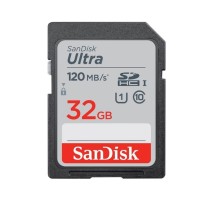 Карта памяти SanDisk Ultra SDHC 32 Гб UHS-I Class 10 до 120 МБ/с SDSDUN4-032G-GN6IN