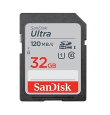 Карта памяти SanDisk Ultra SDHC 32 Гб UHS-I Class 10 до 120 МБ/с SDSDUN4-032G-GN6IN