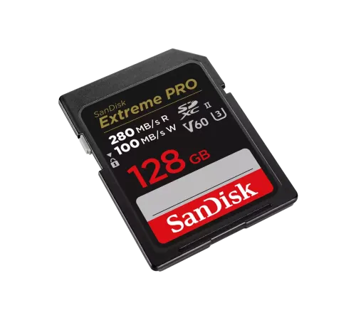Карта памяти SanDisk Extreme Pro SDXC UHS-II V60 128 Гб R/W 280/100 МБ/с SDSDXEP-128G-GN4IN — купить в Москве