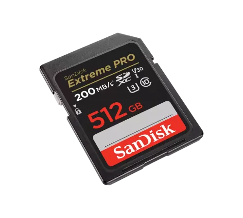 Карта памяти SanDisk Extreme Pro SDXC 512 Гб UHS-I (200R/140W) до 200 МБ/с SDSDXXD-512G-GN4IN — купить в Москве