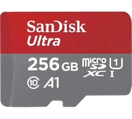 Карта памяти SanDisk Ultra microSDXC 256 Гб UHS-I Class 10 до 150 МБ/с SDSQUAC-256G-GN6MN — купить в Москве