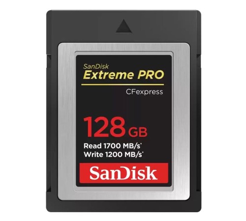 Карта памяти SanDisk Extreme Pro CFexpress Type 128 Гб R/W 1700/1200 МБ/с SDCFE-128G — купить в Москве