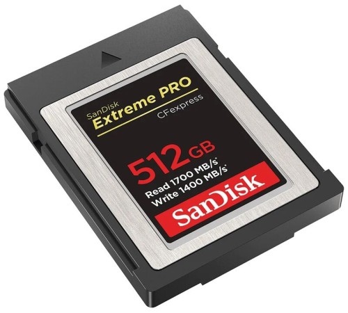 Карта памяти SanDisk Extreme Pro CFexpress Type B 512 Гб R/W 1700/1400 МБ/с SDCFE-512G — купить в Москве