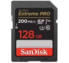 Карта памяти SanDisk Extreme Pro SDXC UHS-I V30 128 Гб R/W 200/90 МБ/с SDSDXXD-128G-GN4IN