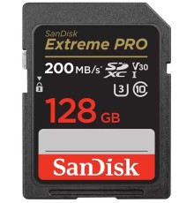Карта памяти SanDisk Extreme Pro SDXC UHS-I V30 128 Гб R/W 200/90 МБ/с SDSDXXD-128G-GN4IN