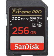 Карта памяти SanDisk Extreme Pro SDXC UHS-I V30 A2 256 Гб R/W 200/140 МБ/с SDSDXXD-256G-GN4IN