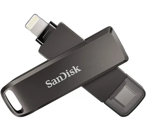 USB флеш-накопитель SanDisk iXpand Flash Drive Luxe 64 Гб для iPhone и USB Type-C SDIX70N-064G-GN6NN — купить в Москве