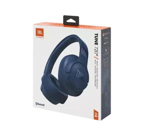 Беспроводные наушники JBL Tune 720BT, Blue, синий — купить в Москве