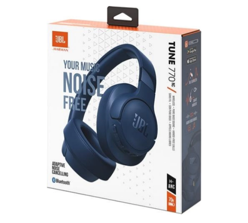 Беспроводные наушники JBL Tune 770NC, Blue, синий — купить в Москве