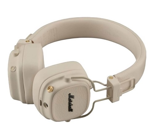 Беспроводные наушники Marshall Major V, Cream, бежевый — купить в Москве