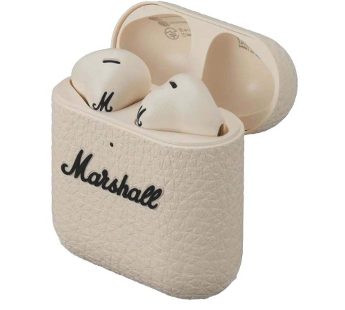Беспроводные наушники Marshall Minor IV, Cream, бежевый — купить в Москве