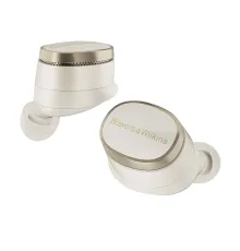 Беспроводные наушники Bowers Wilkins Pi8, Dove White, белый с золотом