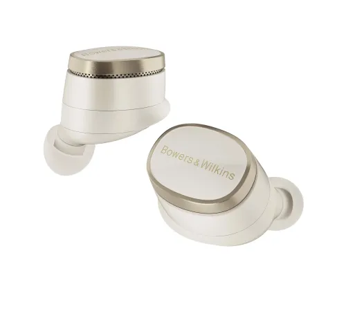 Беспроводные наушники Bowers Wilkins Pi8, Dove White, белый с золотом — купить в Москве
