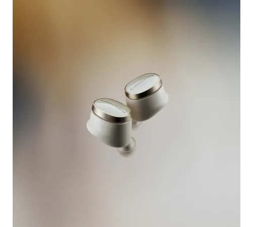 Беспроводные наушники Bowers Wilkins Pi8, Dove White, белый с золотом — купить в Москве