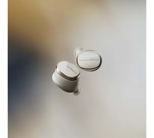 Беспроводные наушники Bowers Wilkins Pi8, Dove White, белый с золотом — купить в Москве