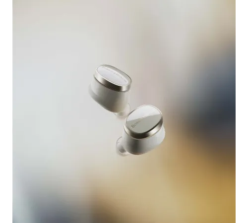 Беспроводные наушники Bowers Wilkins Pi8, Dove White, белый с золотом — купить в Москве