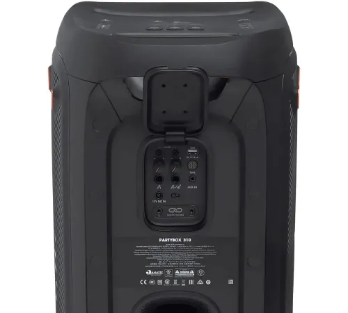 Музыкальный центр JBL Partybox 310, 240Вт, с караоке, Bluetooth, USB, черный — купить в Москве