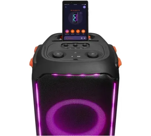 Музыкальный центр JBL PartyBox 710, 800Вт, с караоке, Bluetooth, USB, черный — купить в Москве