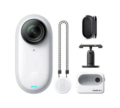 Экшн-камера Insta360 Go 3, 128 Гб, White, белый — купить в Москве