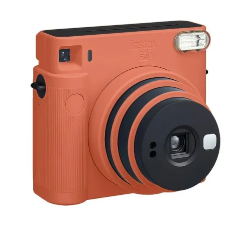 Фотоаппарат моментальной печати Fujifilm Instax Square SQ1, Terracotta Orange, оранжевый (+ 10 листов пленки) — купить в Москве