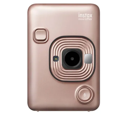 Фотоаппарат моментальной печати Fujifilm Instax Mini LiPlay, Blush Gold, золотой — купить в Москве