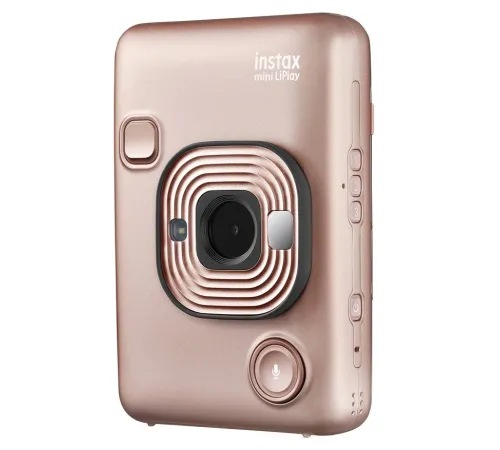 Фотоаппарат моментальной печати Fujifilm Instax Mini LiPlay, Blush Gold, золотой — купить в Москве