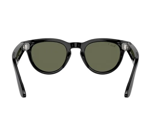 Умные очки Ray-Ban Meta Headliner (150-50), Shiny Black/Polarized G-15 Green, глянцевый черный/зеленые поляризованные — купить в Москве