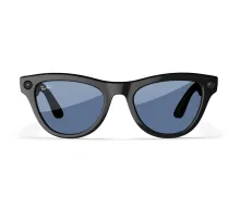 Умные очки Ray-Ban Meta Skyler (150-52), Shiny Black Cerulean Blue, глянцевый черный/лазурно-синий