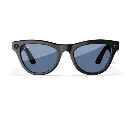 Умные очки Ray-Ban Meta Skyler (150-52), Shiny Black Cerulean Blue, глянцевый черный/лазурно-синий — купить в Москве