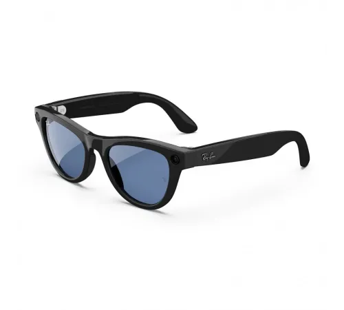 Умные очки Ray-Ban Meta Skyler (150-52), Shiny Black Cerulean Blue, глянцевый черный/лазурно-синий — купить в Москве