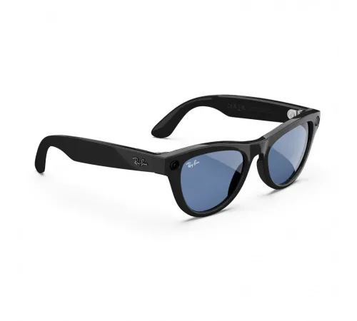 Умные очки Ray-Ban Meta Skyler (150-52), Shiny Black Cerulean Blue, глянцевый черный/лазурно-синий — купить в Москве