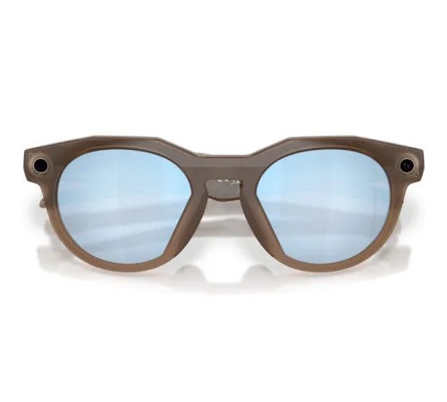 Умные очки Oakley Meta HSTN (145-51), Brown Smoke/PRIZM Deep Water Polarized, коричневый дымчатый/поляризованные глубокой воды — купить в Москве