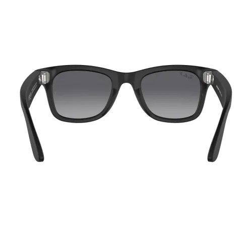 Умные очки Ray-Ban Wayfarer (150-50), Matte Black/Polar Gradient Graphite, матовый черный/графитовые градиентные поляризованные — купить в Москве