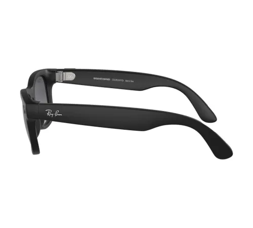 Умные очки Ray-Ban Wayfarer (RW4008), Matte Black/Polarized Graphite Gradient, матовый черный/поляризованные графитовые градиентные — купить в Москве