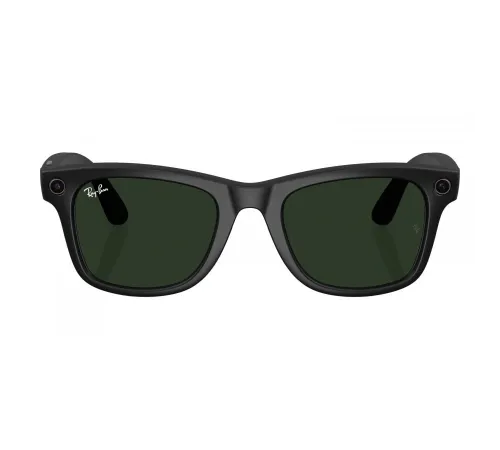Умные очки Ray-Ban Wayfarer (150-50), Matte Black/Transitions Graphite Green, матовый черный/графитово-зеленые фотохромные — купить в Москве