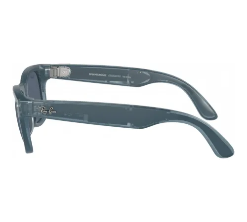 Умные очки Ray-Ban Wayfarer (150-50), Matte Jeans/Polar Dusty Blue, матовый джинсовый/пыльно-голубые поляризованные — купить в Москве