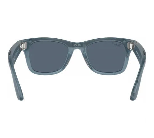 Умные очки Ray-Ban Wayfarer (150-50), Matte Jeans/Polar Dusty Blue, матовый джинсовый/пыльно-голубые поляризованные — купить в Москве