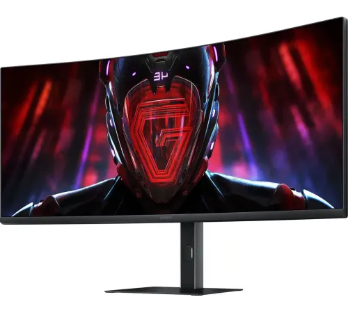 Монитор Xiaomi Curved Gaming Monitor 34 G34WQ, 3440x1440, VA, 180Гц, 2хHDMI, 2хDP, изогнутый, черный — купить в Москве