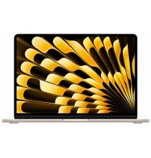 Ноутбук Apple MacBook Air 13 M3, 2024, Retina, Apple M3 8 core 4ГГц, 8-ядерный, 16 ГБ 256ГБ SSD, macOS, сияющая звезда