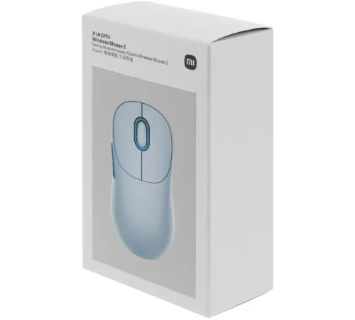 Беспроводная мышь Xiaomi Xiaomi Wireless Mouse 3, Blue, синий — купить в Москве